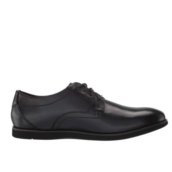 CLARKS Men\'s Black Oxfords Lace Up Dress Shoes main image 6